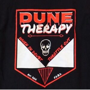 NEW Dune Therapy "When In‎ Doubt Throttle Out" T-Shirt Size Medium